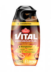 Marli Vital Vedenmaustaja Mango & passionhedelmä 65 ml + C-, B6- ja B5-vitamiinit & kofeiini