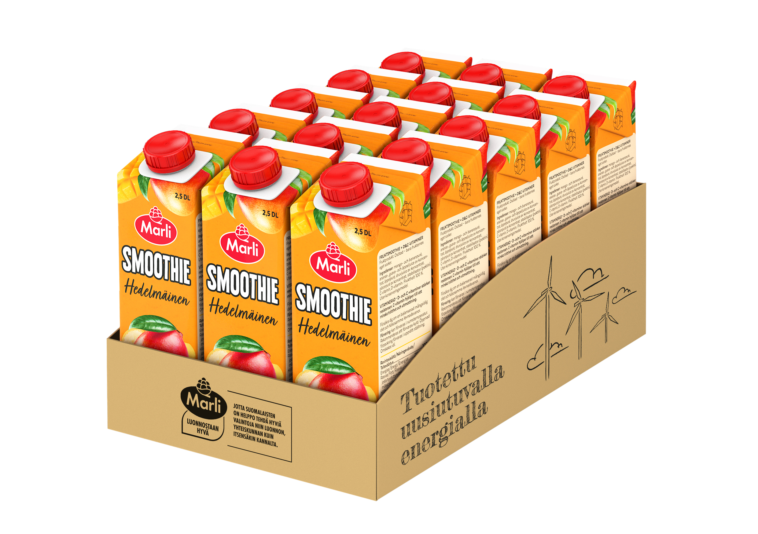 Eckes-Granini Finland Oy Ab - Marli hedelmäinen smoothie + D&C-vitamiinit  0,25L