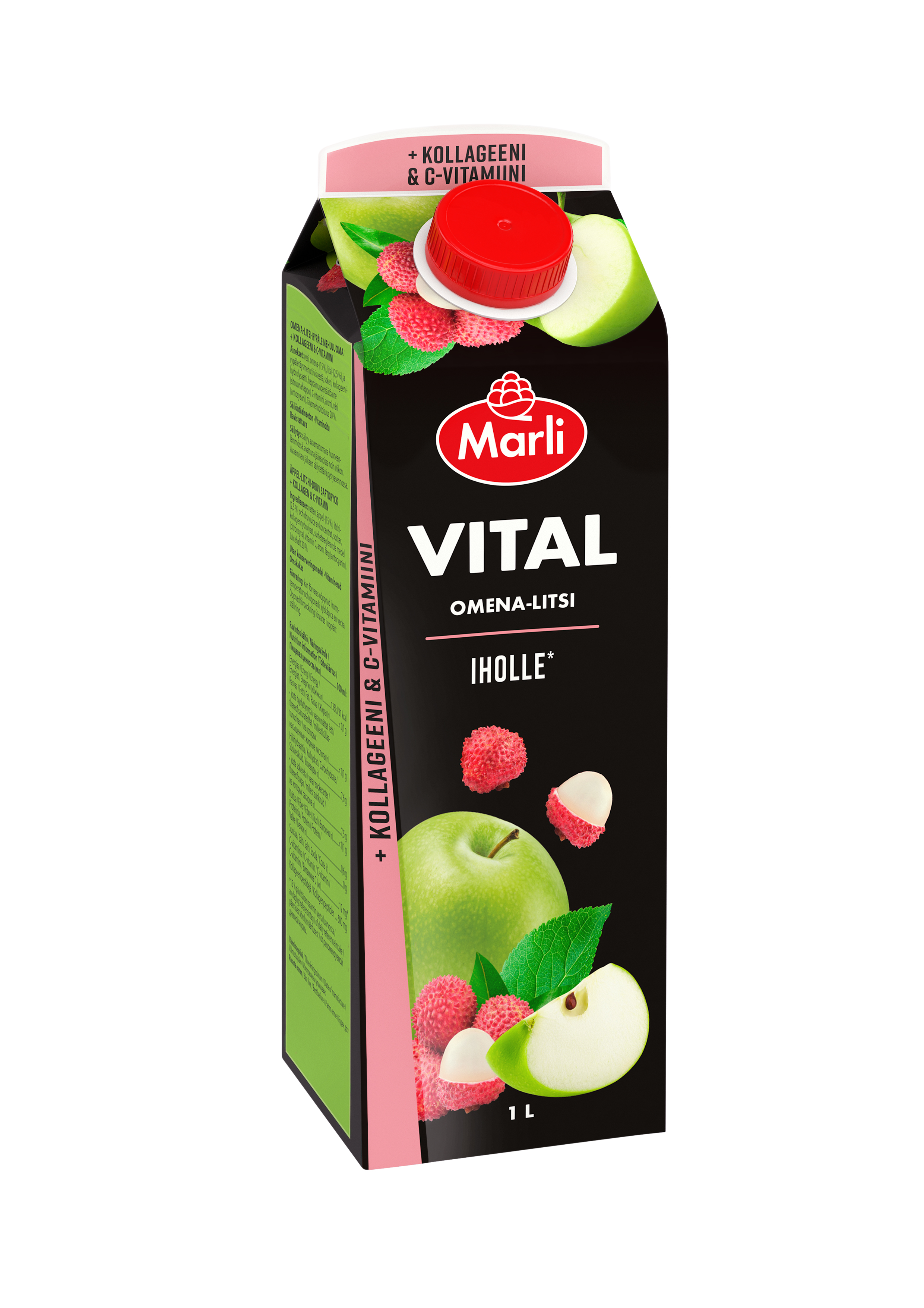 Eckes-Granini Finland Oy Ab - Marli Vital Omena-litsi + kollageeni &  C-vitamiini mehujuoma 1 L